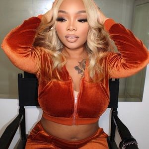 Cashmere Velevet Sweatsuit